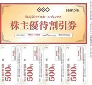 40000円分 ゲオ GEO 株主優待券の+colegiosantamariaeufrasia.cl