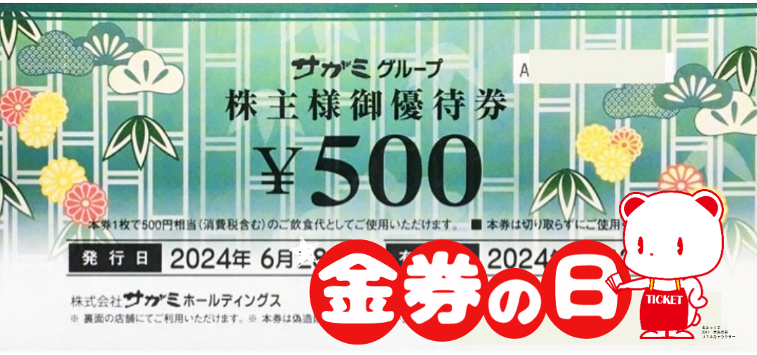 サガミ　500円⇒440円