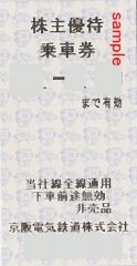 京阪電鉄　360円